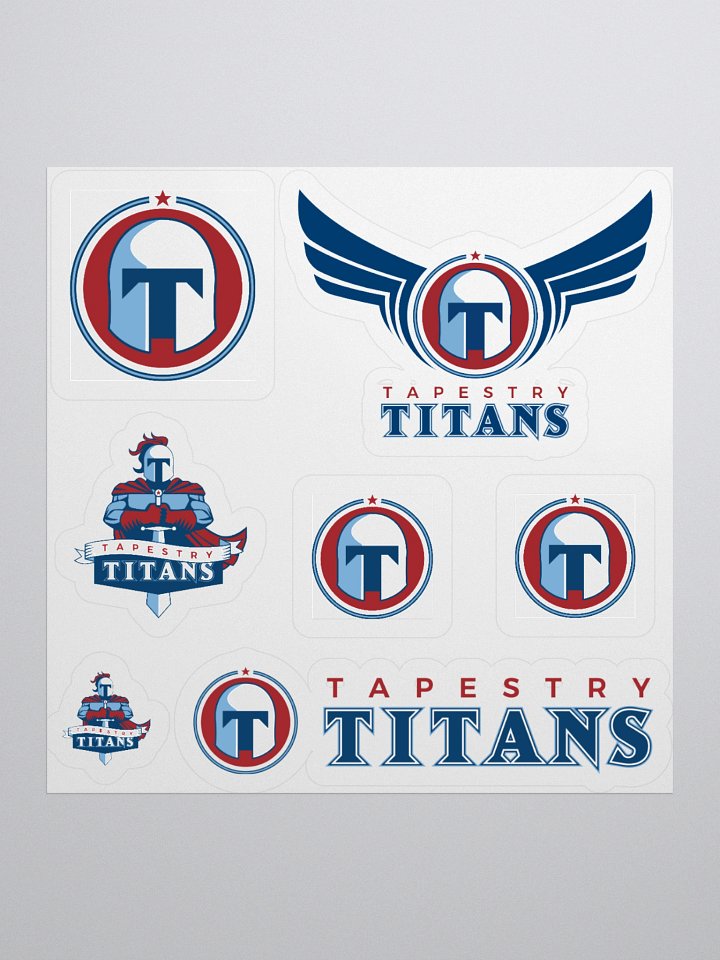 Tapestry Titans Vinyl Sticker Sheet product image (1)