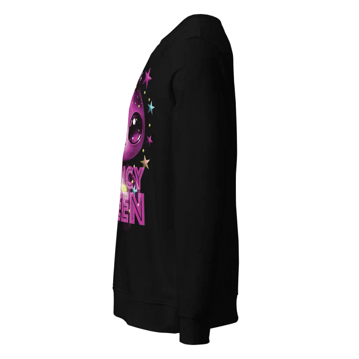 Fancy Alien Organic Sweatshirt (Magenta Dude) product image (2)