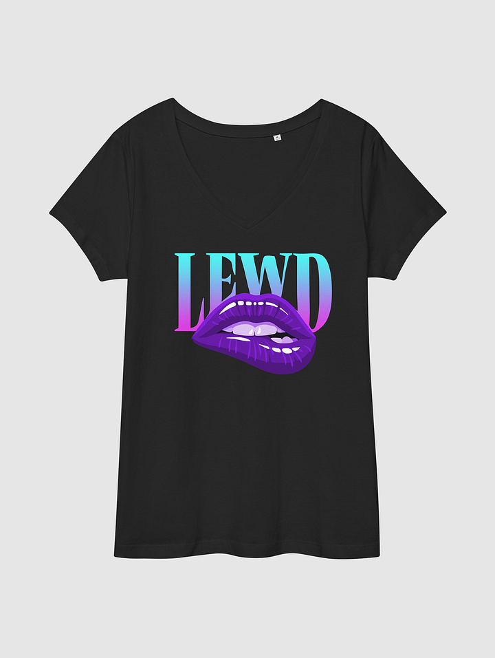 LEWD Women fitted v-neck T product image (2)