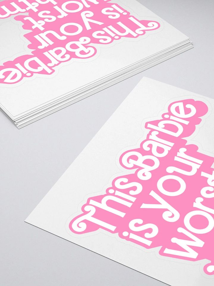 Nightmare Barbie Kiss Cut Stickers product image (2)