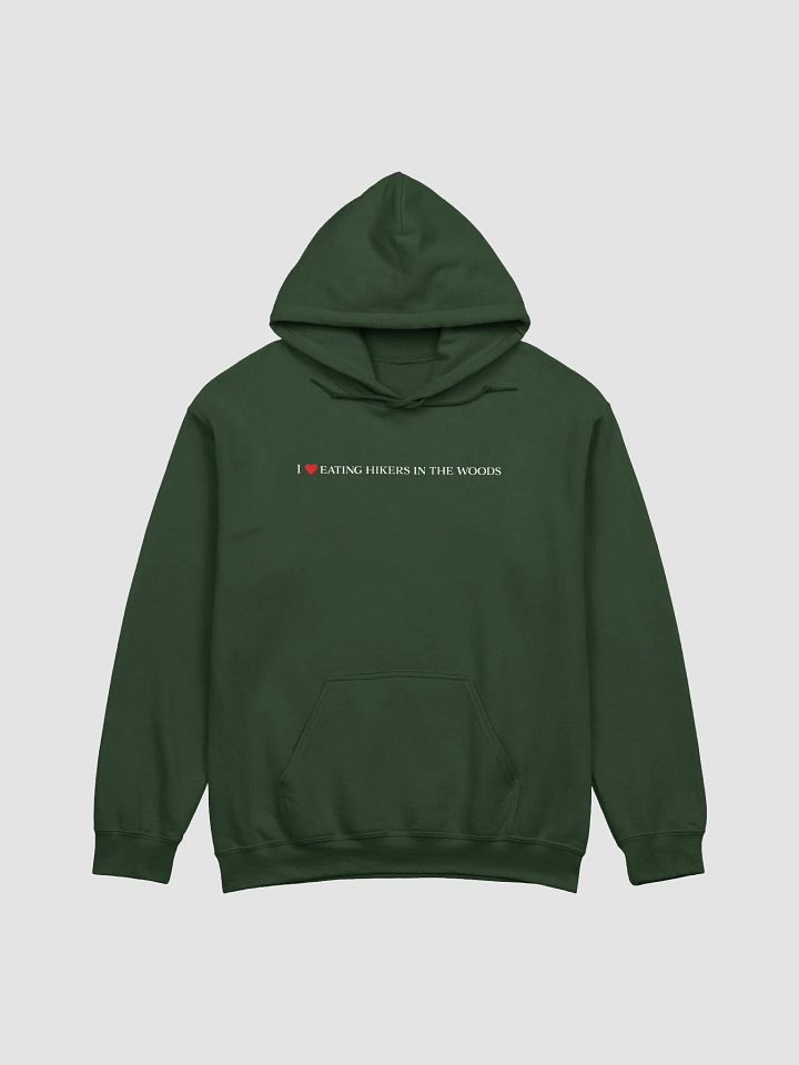 'I <3 Eating Hikers In The Woods' Hoodie (Dark Colours) (colour options available) product image (1)