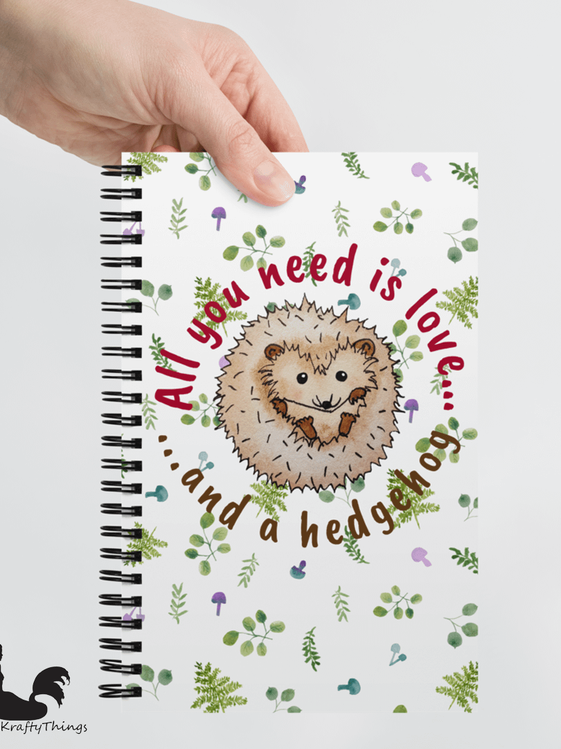 All You Need is Love And a Hedgehog Original Notebook product image (5)