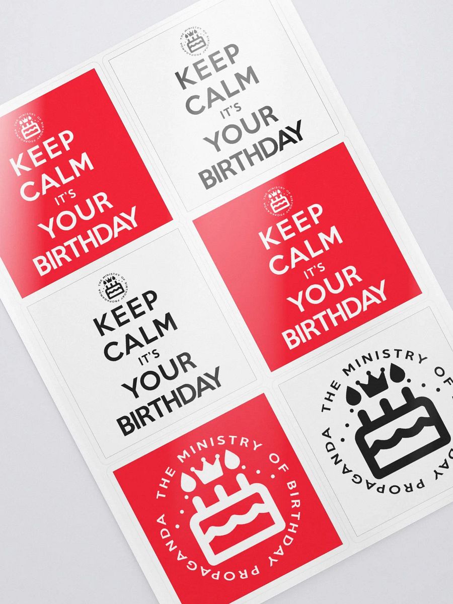 Birthday Propaganda Stickers product image (2)