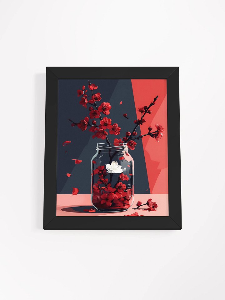 Ethereal Blossom Jar Framed Poster product image (2)