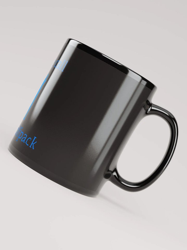 Wolf mug (black) product image (1)