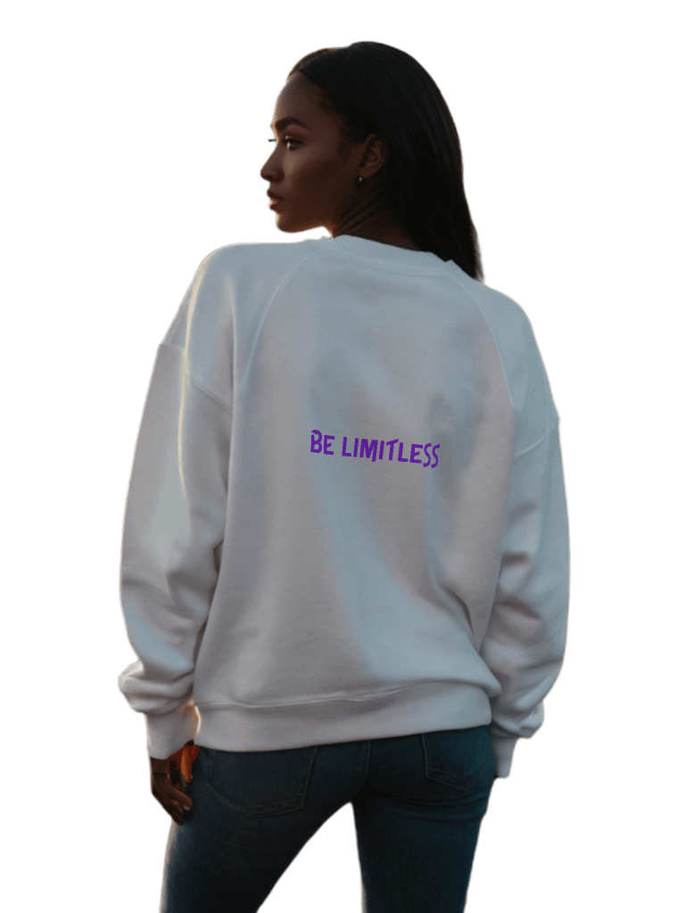 Be Limitless Purple Statement Sweatshirt product image (2)