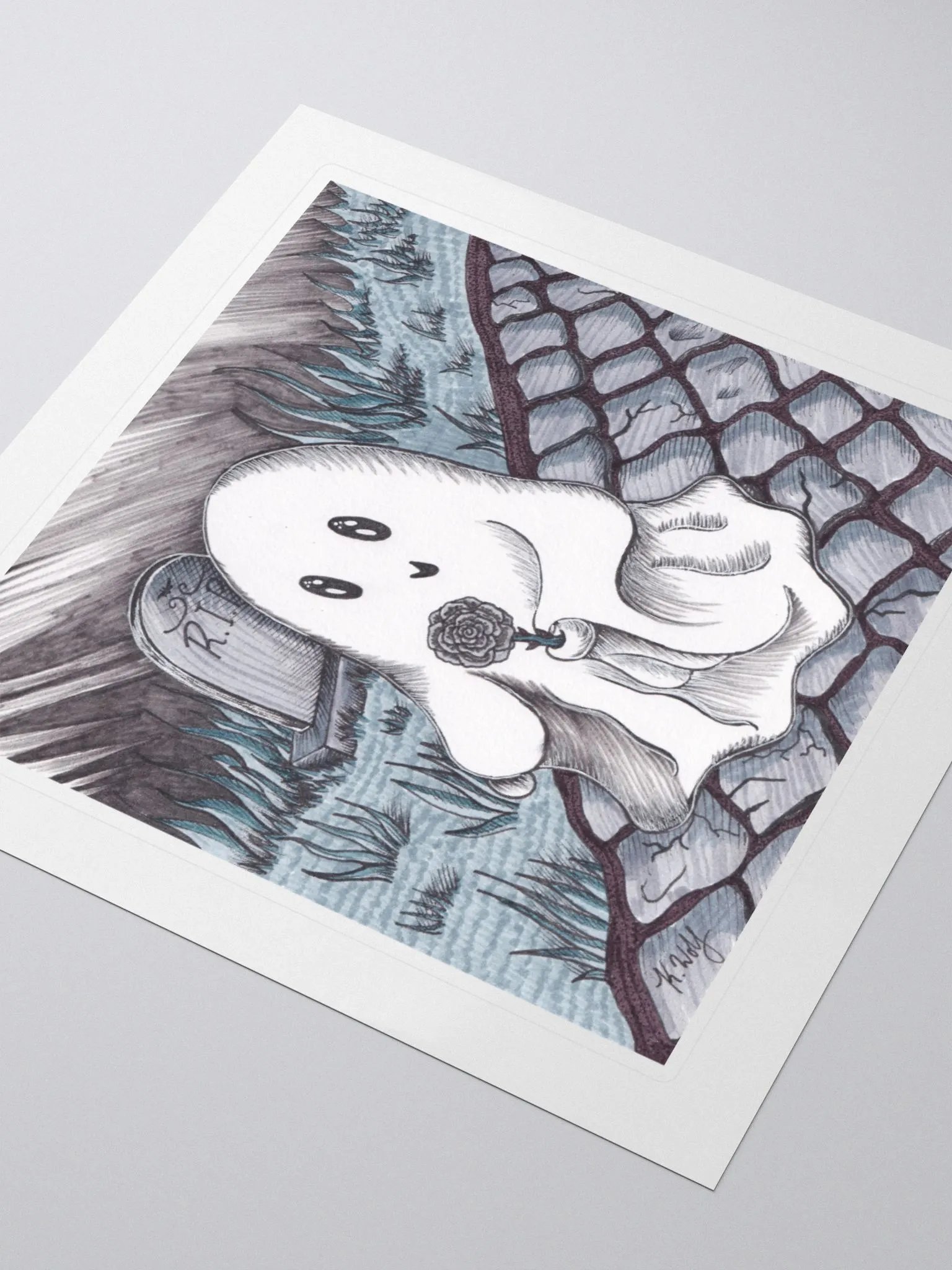 Rose Ghost Stickers product image (3)