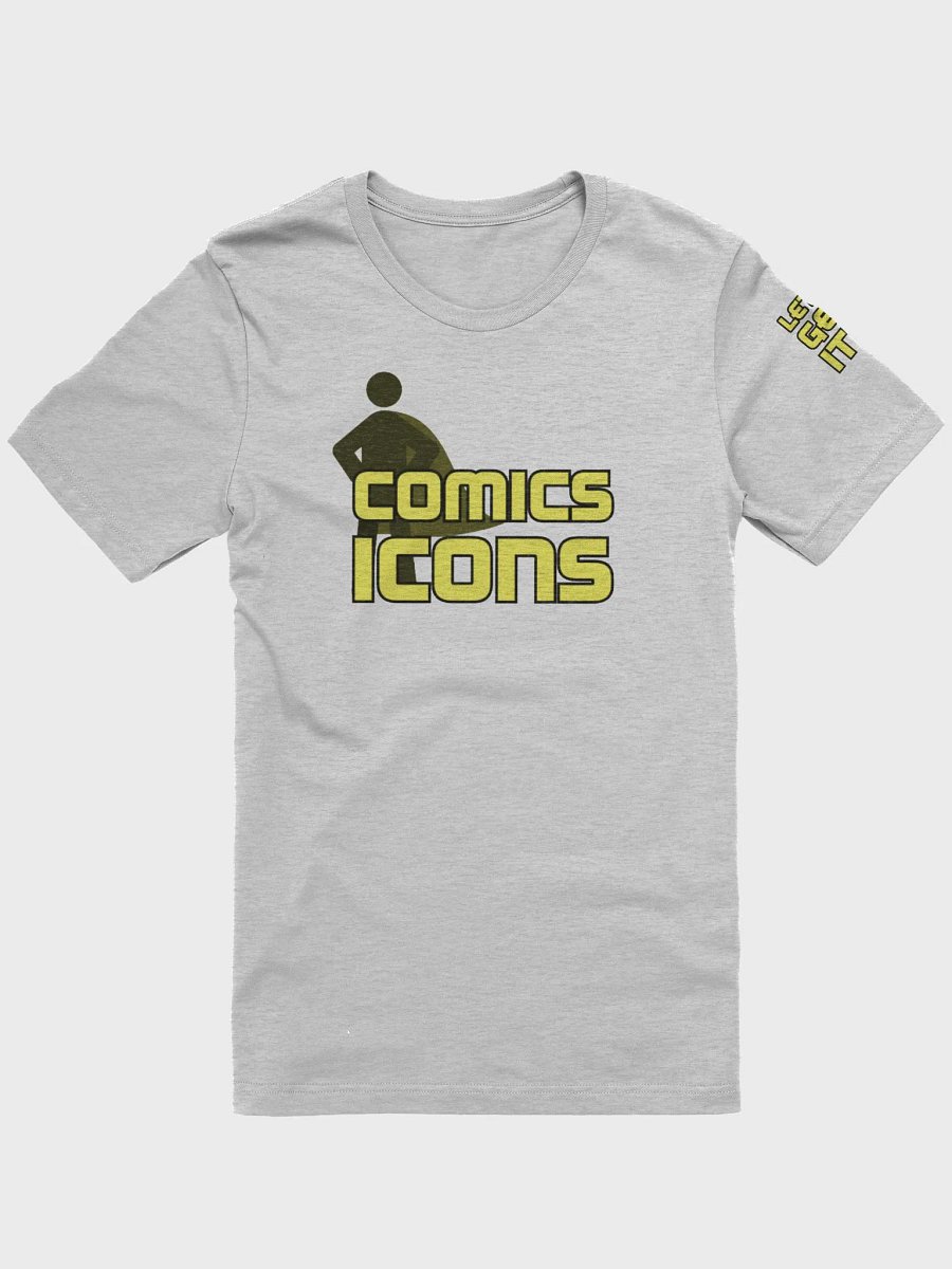Comics Icons Yellow On Black Logo Tee product image (5)