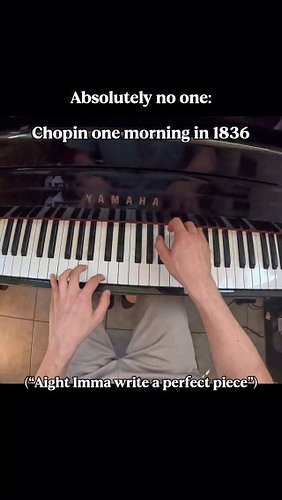 He was so casual about it 😪 follow for more 🙏🏼

#chopin #classicalpiano #classicalpianist #pianomusic #pianist #classicalmusi...
