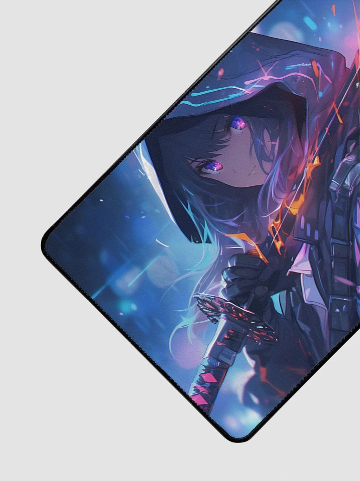 Strike Like a Samurai: Samurai Girl Gamer Mouse Mat product image (2)