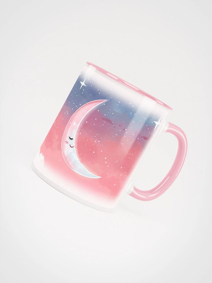 Moon In Pink Starry Sky Mug product image (4)