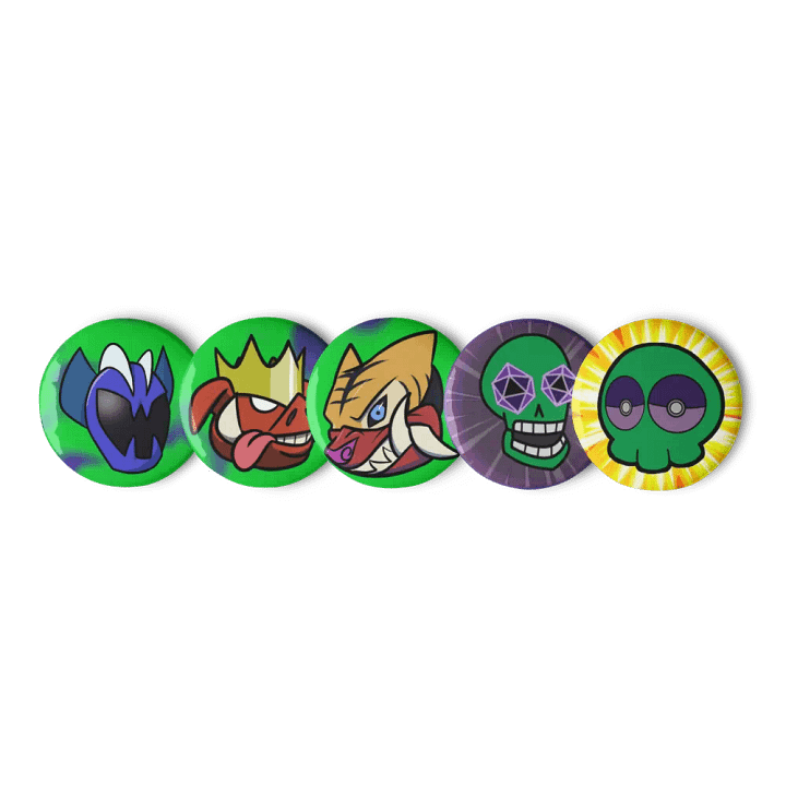 Green Villain Pins! product image (2)