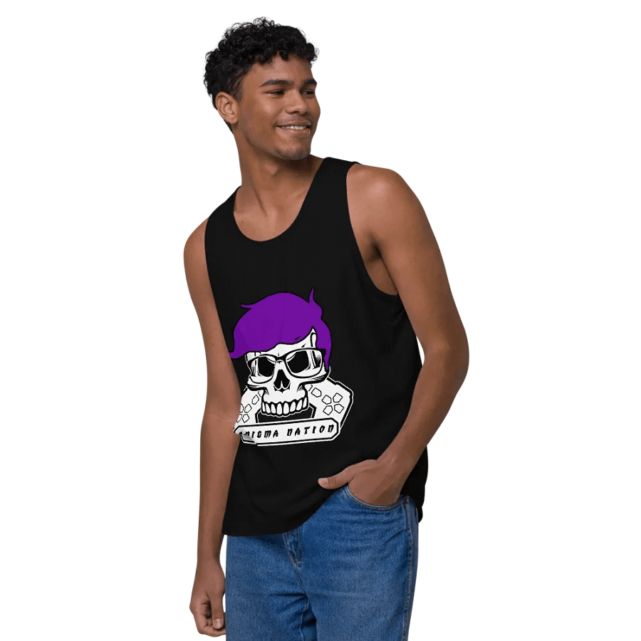 Enigma Nation Cotton Heritage Men's Premium Tank Top (PRINTED) product image (22)