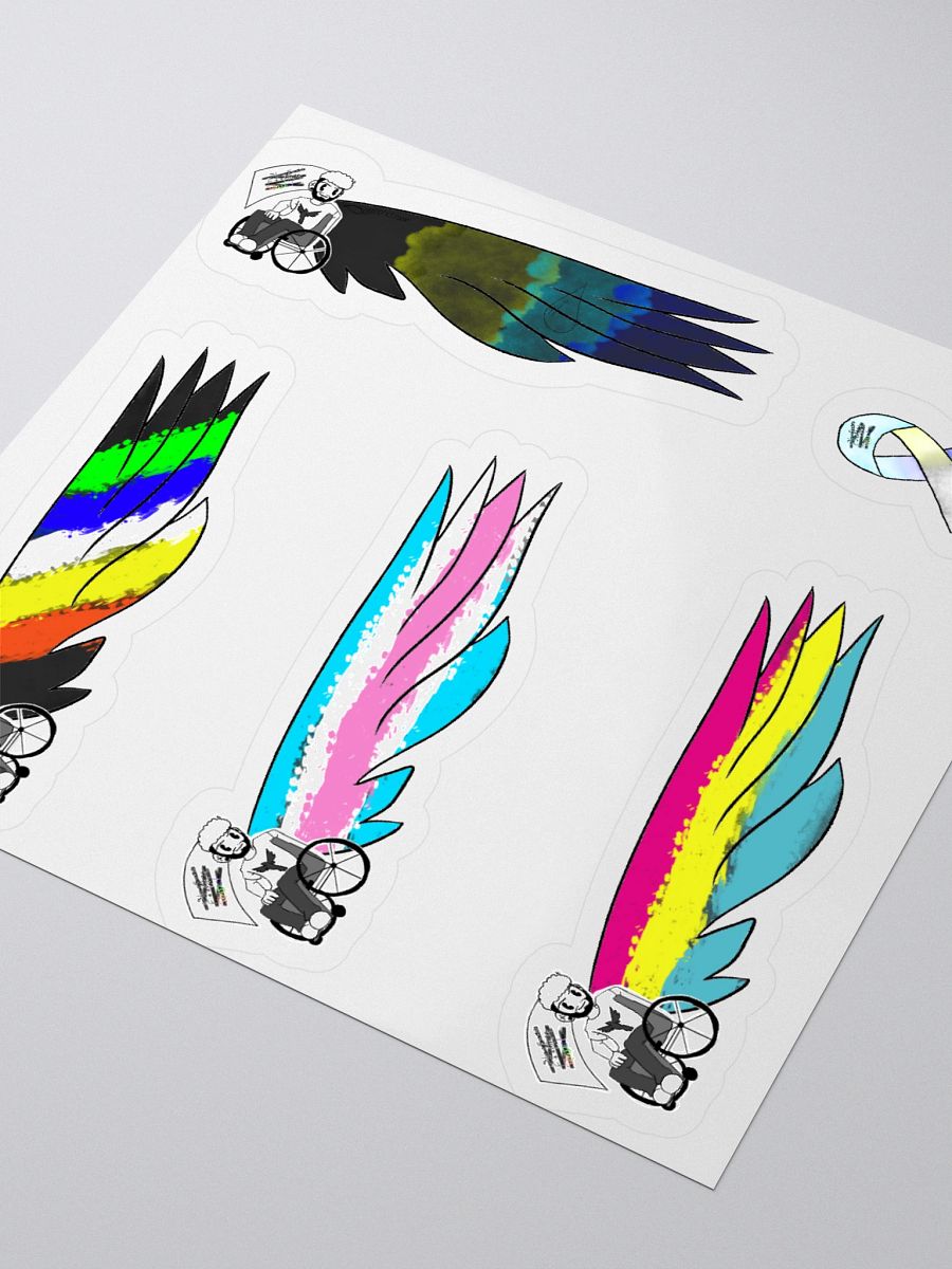 Byrd’s Pride Wings Sticker Sheet product image (6)
