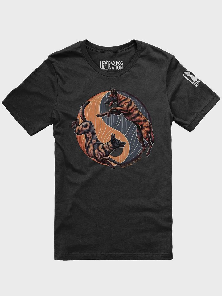 Dutch Shepherd Yin Yang - Premium Adult Unisex T-shirt product image (1)