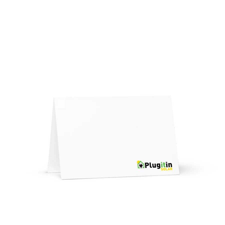 Plug It In Solar High-Quality Greeting Card product image (1)