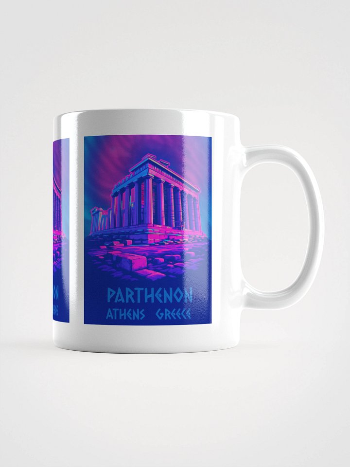Neon Chill Wave Parthenon Athens Mug product image (2)