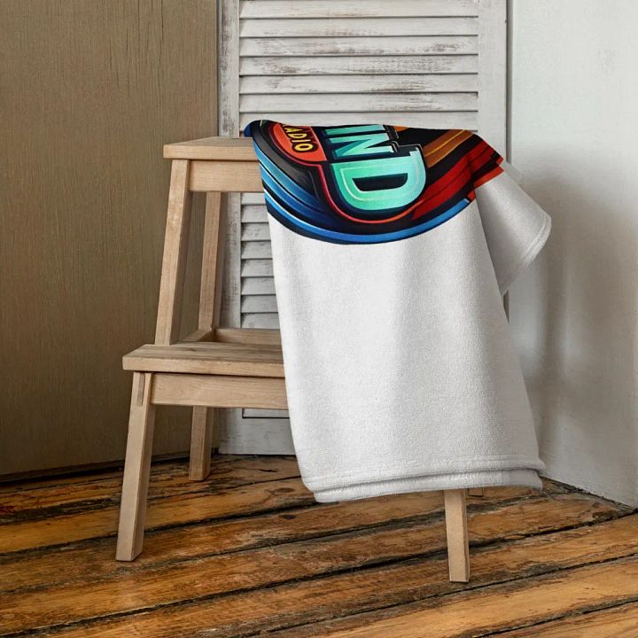 Vintage Radio Logo Sublimated Towel product image (2)