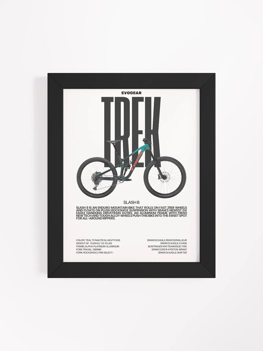 Trek Slash 8 Teal to Nautical Navy Fade Frame product image (4)