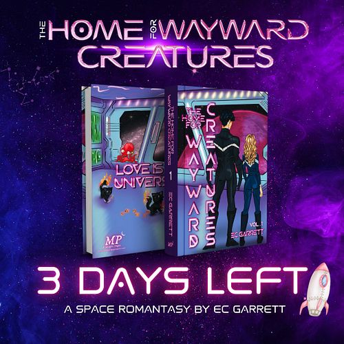3 DAYS LEFT TO BACK & PRE-ORDER!

Meet THE HOME FOR WAYWARD CREATURES (Vol 1), my new paranormal space romantasy series about...