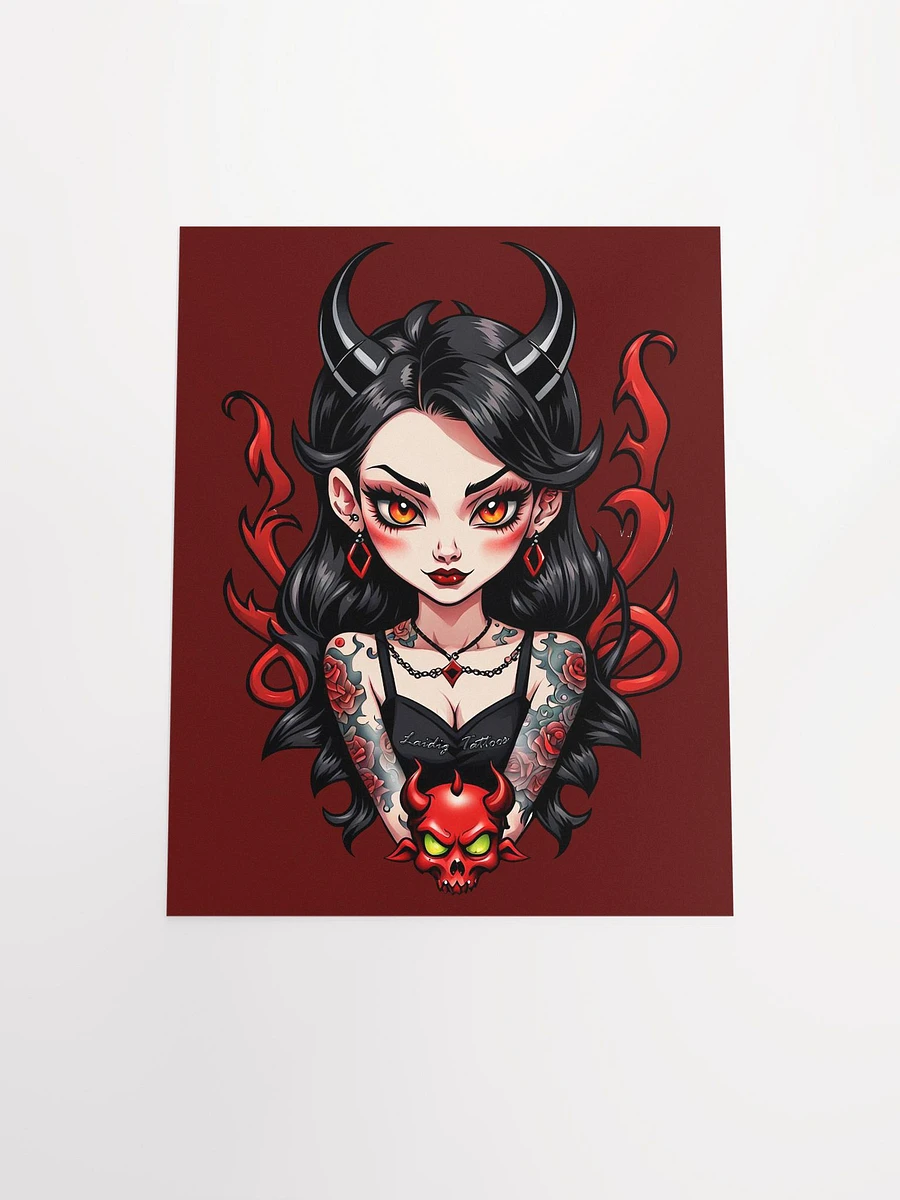 Tattooed Devil Girl Poster Print product image (11)