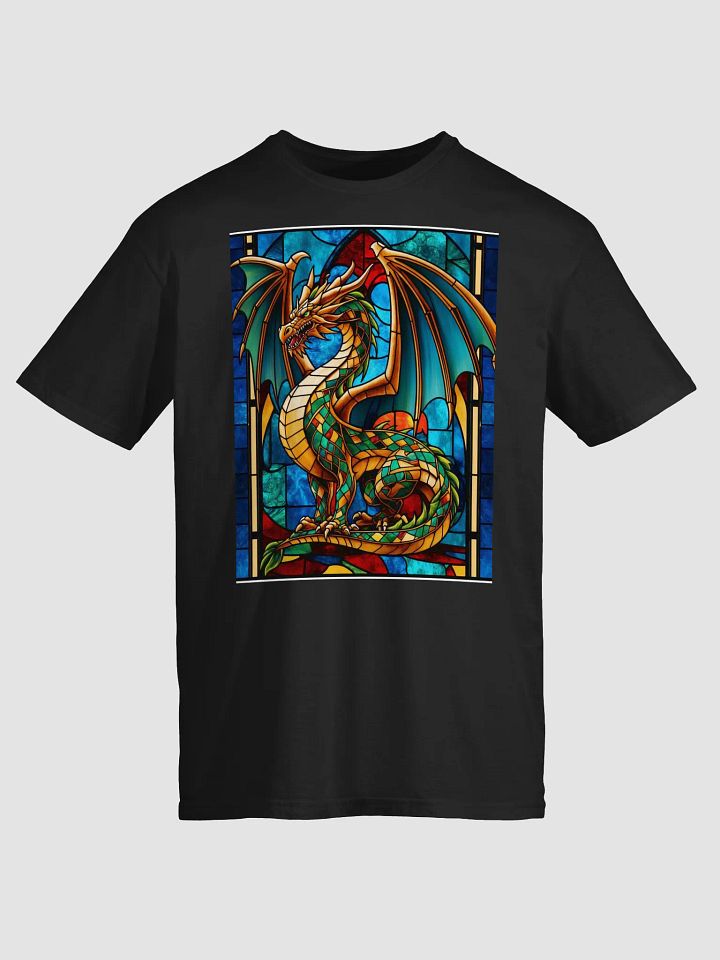 Majestic Stained Glass Dragon: A Mythical product image (4)