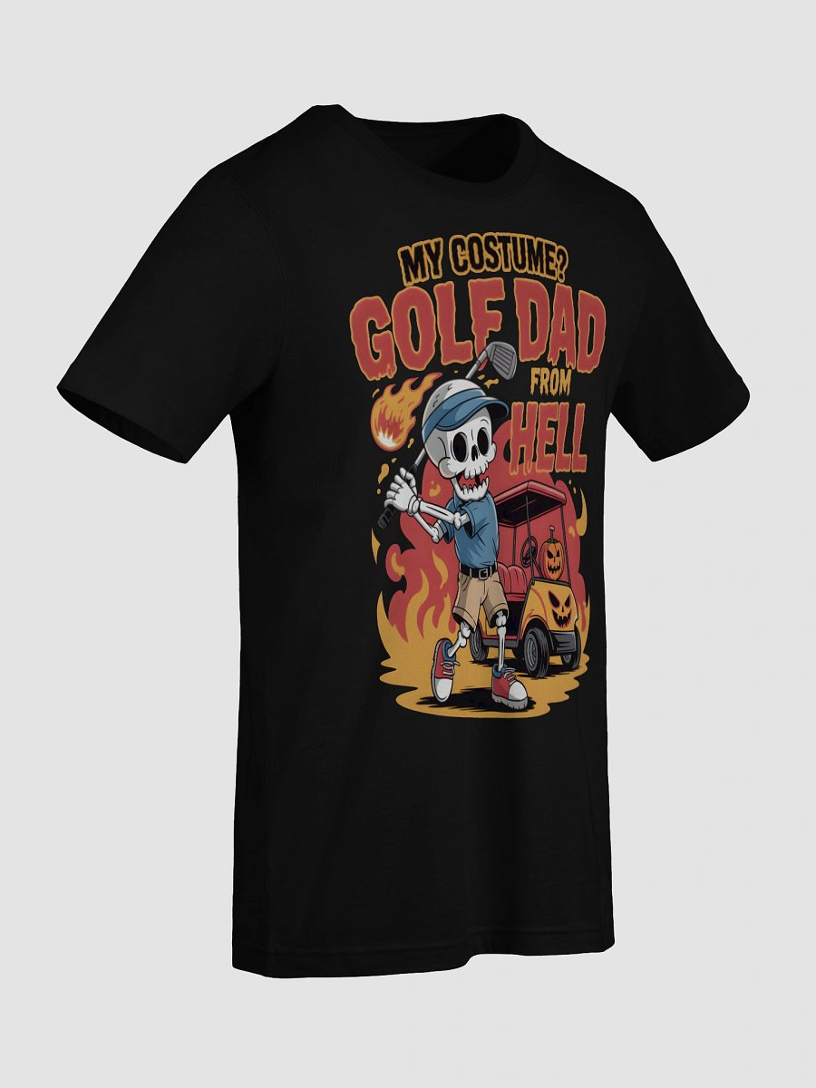 Fiery Golf Dad Skeleton T-Shirt product image (18)