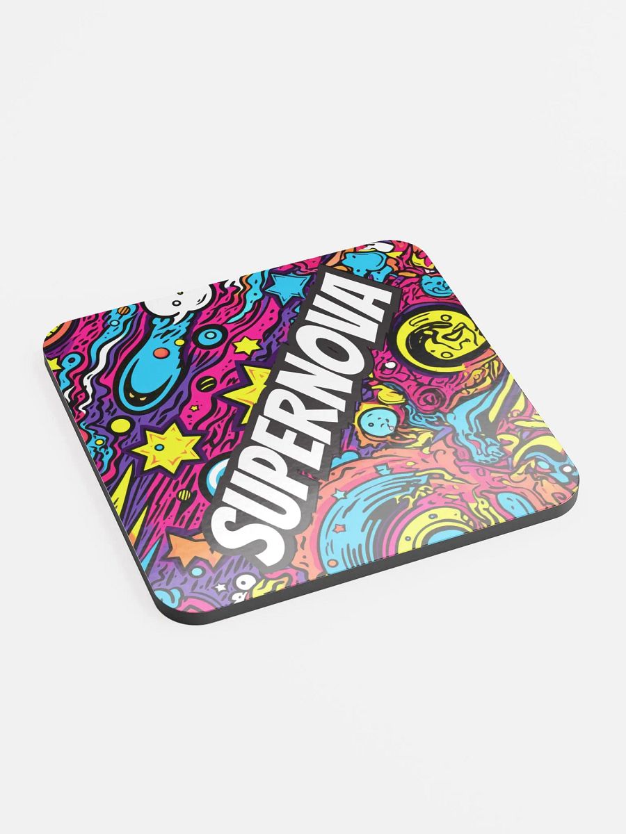 Supernova Dodgeball Club Glossed Cork Coaster product image (3)