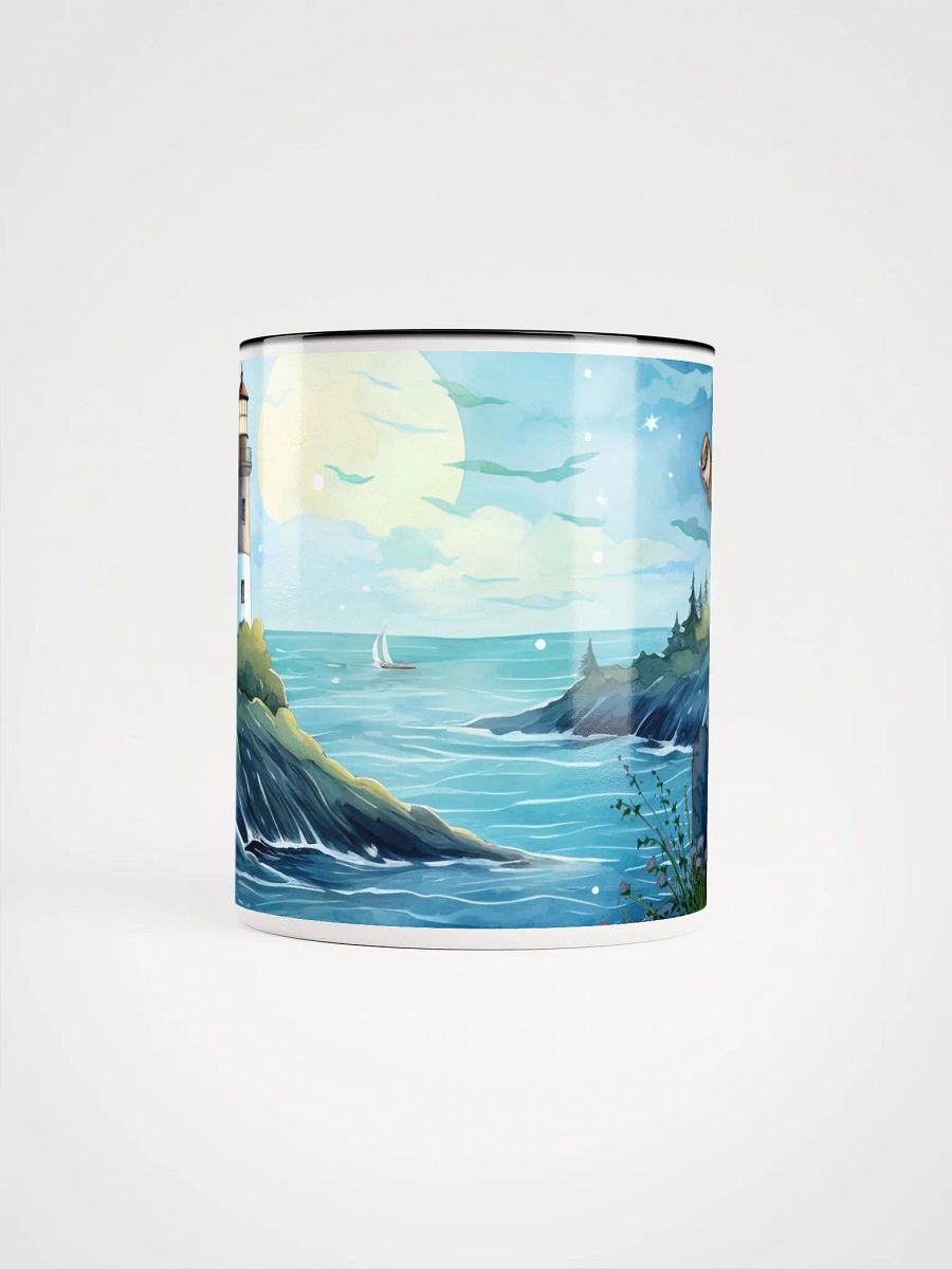 Celestial Mouse Stargazing Mug | Whimsical Night Sky Design | Moonlit Mouse Series product image (5)