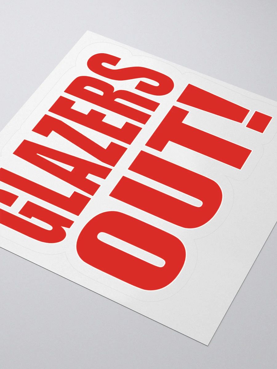 Glazers Out! - Manchester United - Kiss Cut Stickers product image (3)