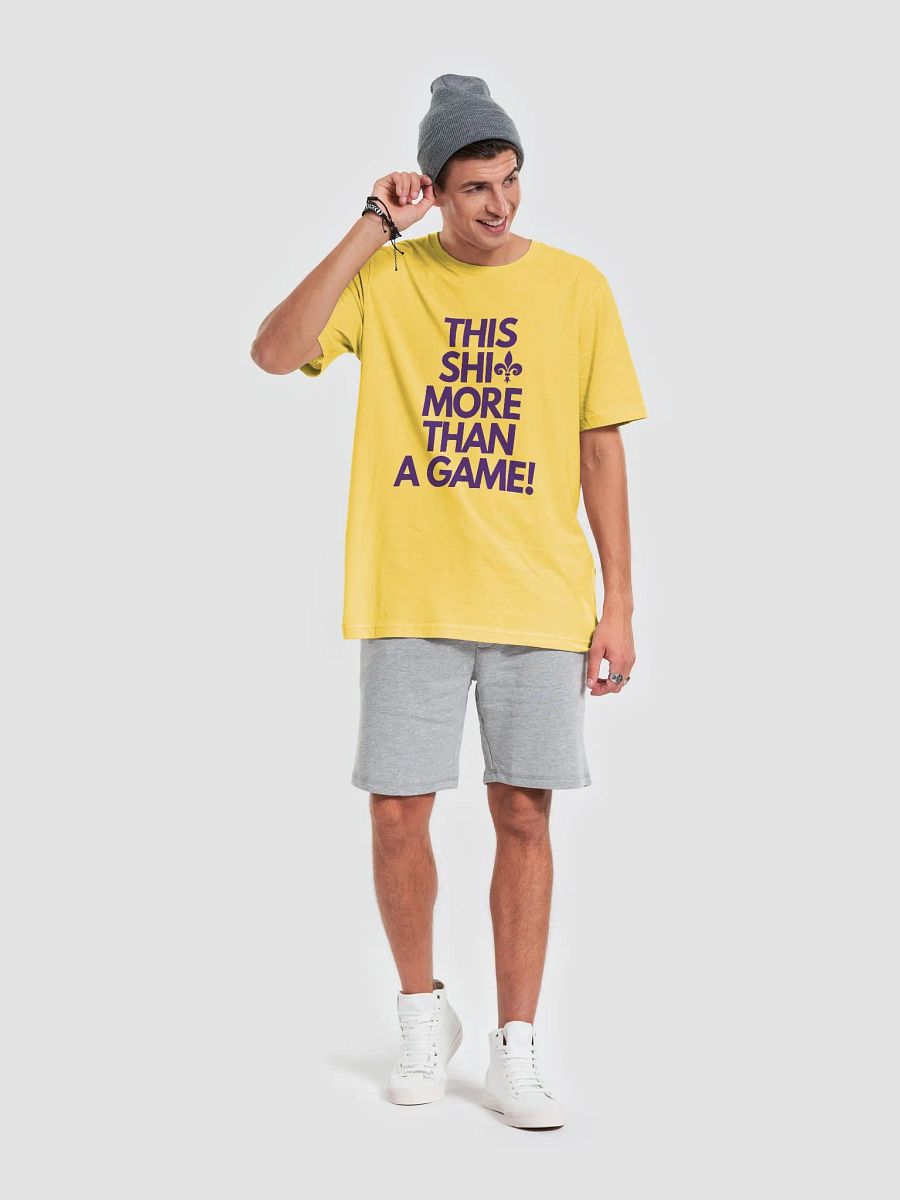 This Shit More Than A Game Shirt (Yellow and Purple) product image (6)