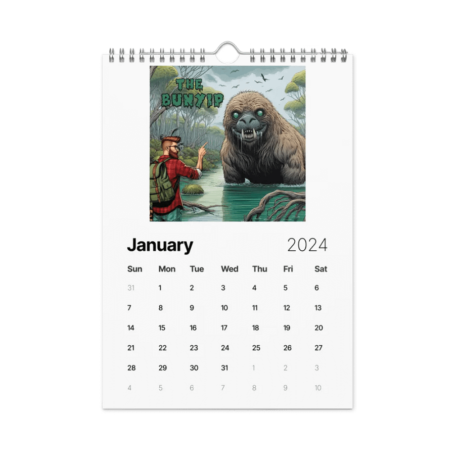 All Aussie Cryptid Adventures - Calendar product image (8)
