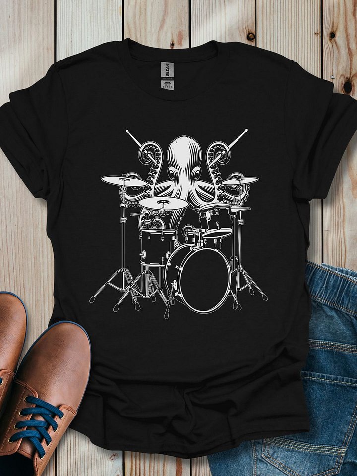 Octopus Drums T-Shirt product image (1)