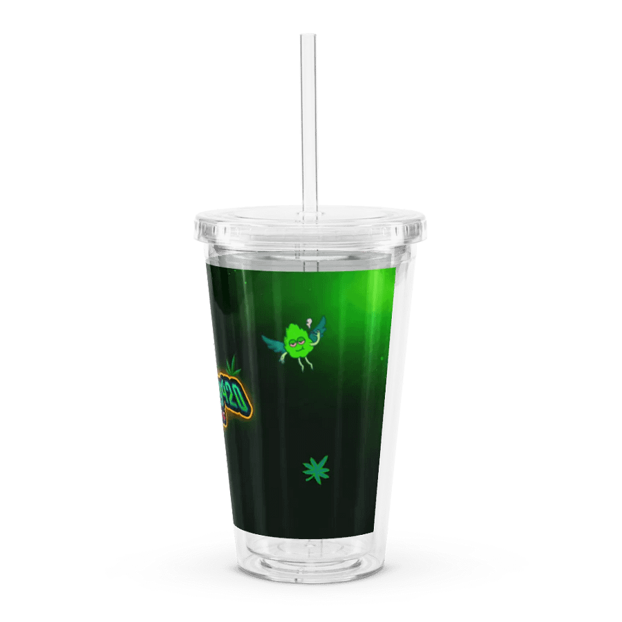 Royboy420 Gaming Double Wall Clear Plastic Tumbler (16 oz) product image (4)