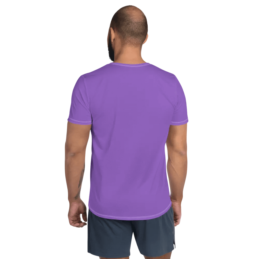 Plain Color Amethyst Athletic T-Shirt product image (2)