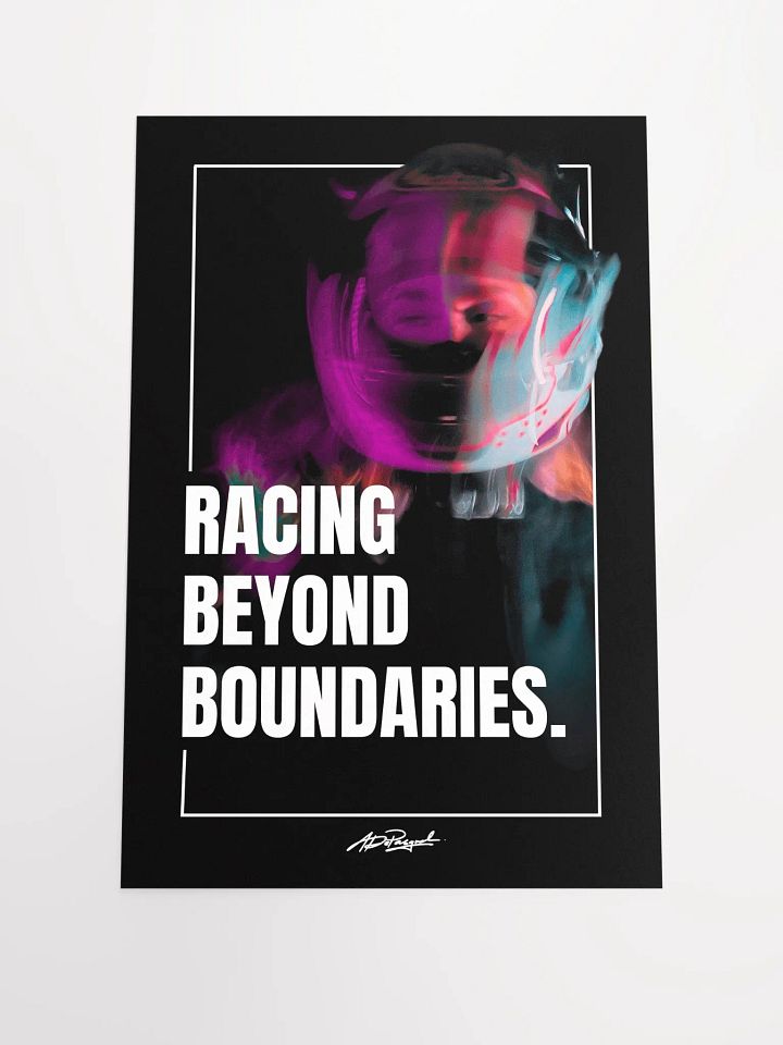 Racing Beyond Boundaries Poster product image (1)