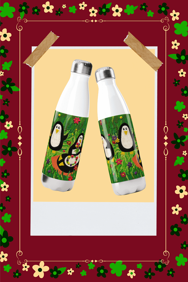 Flower Party Stainless Steel Water Bottle product image (2)