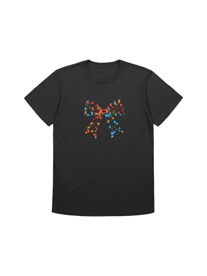 Christmas Lights Coquette Bow Unisex T-Shirt product image (7)