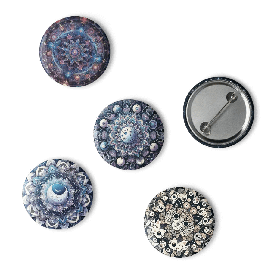 Set of Pin Buttons: Lunar product image (6)