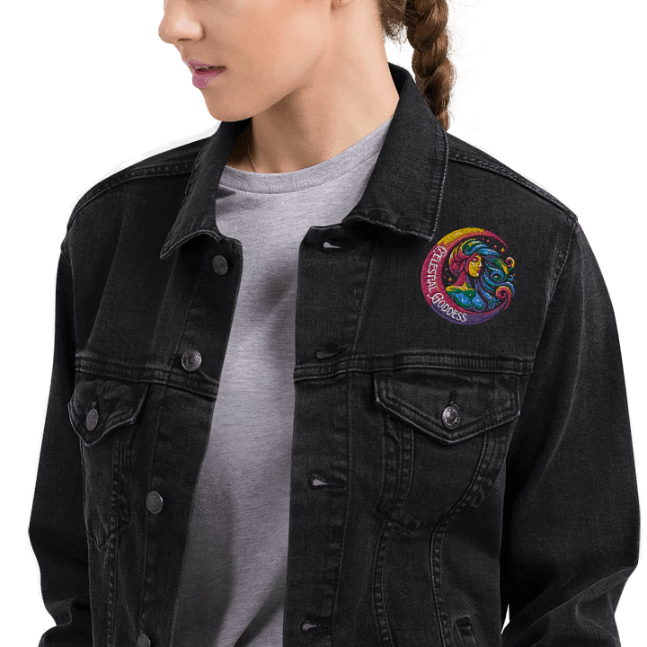 Celestial Goddess Denim Jacket product image (1)
