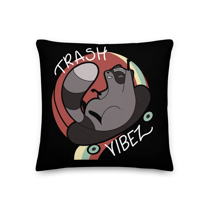 Charlie's Trash Vibez Pillow product image (1)