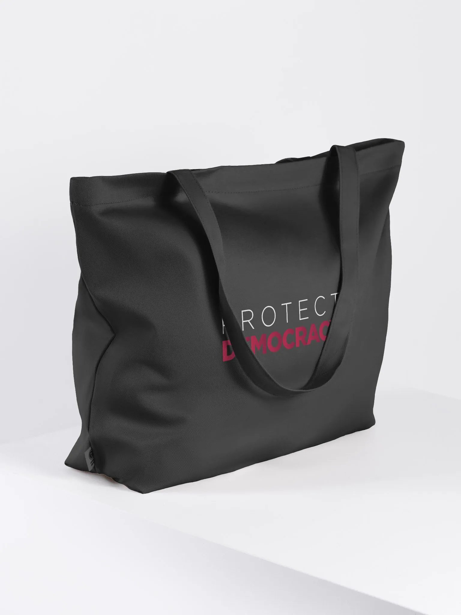"Protect Democracy" Black Tote Bag product image (4)