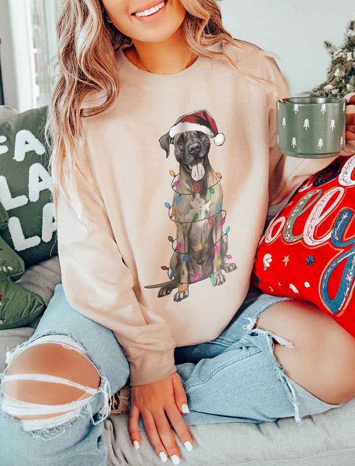 Funny Great Dane Christmas Sweatshirt for Great Dane Paw-rents product image (16)