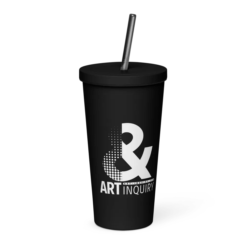 Art & Inquiry Dark Insulated Tumbler + Straw product image (4)