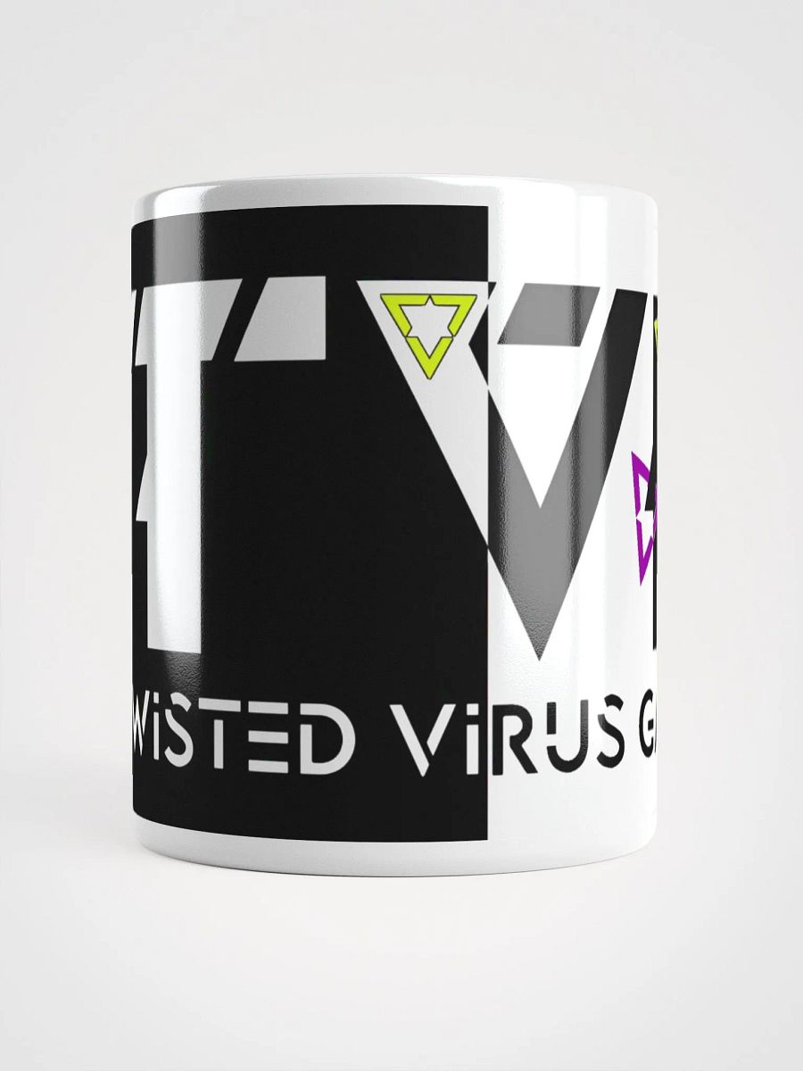 TVG Black and White Logo Mug product image (5)