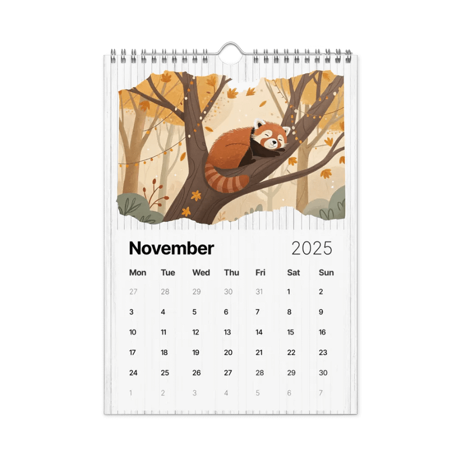 ADORABLE ANIMALS WALL CALENDAR 2025 product image (11)