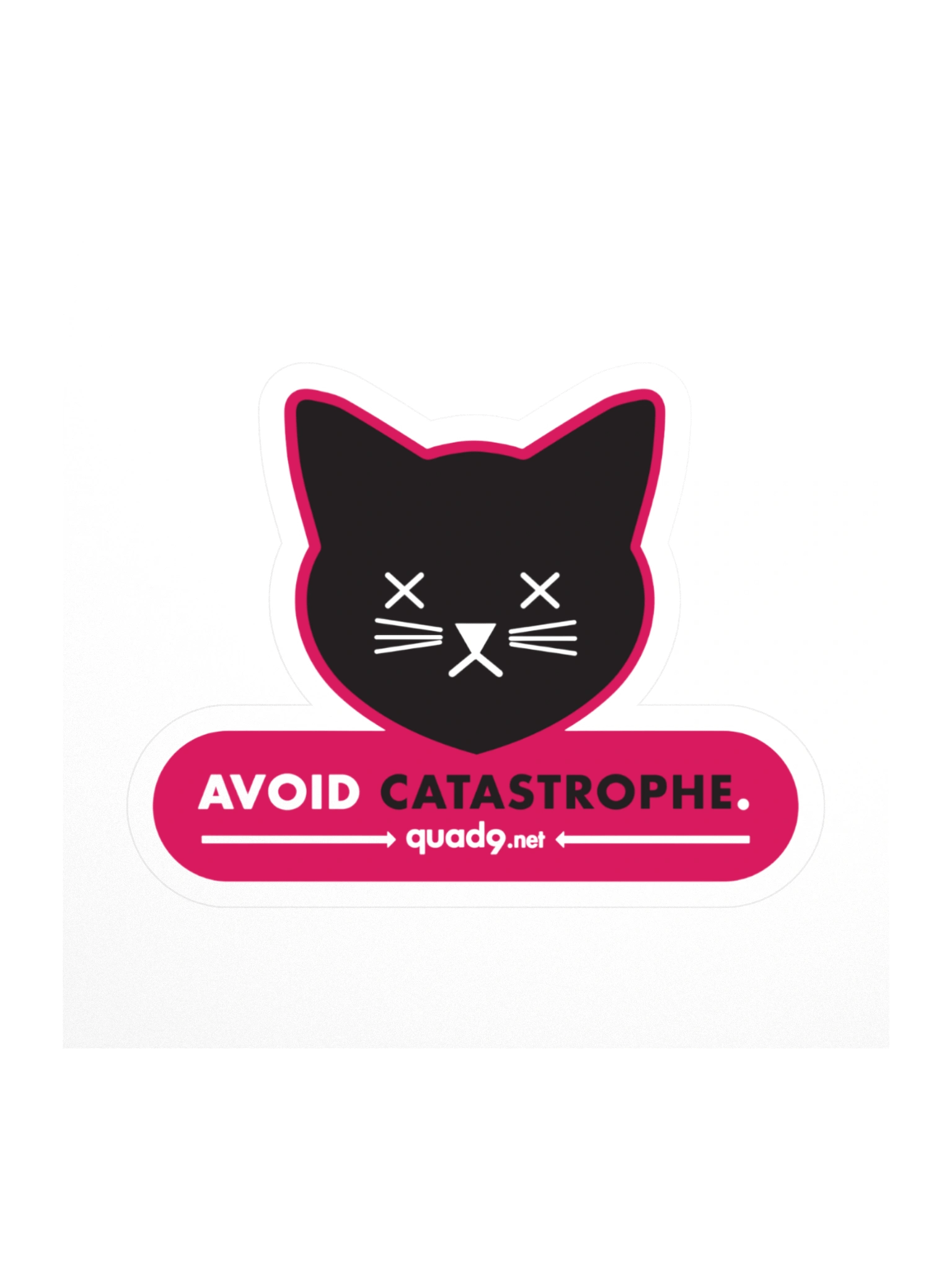"Avoid Catastrophe" Sticker product image (1)