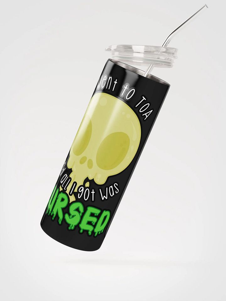 All I Got Was Cursed - Rogue - Tumbler w/Straw product image (2)