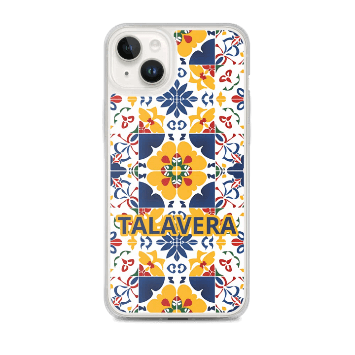 TALAVERA Tile Pattern iPhone® MagSafe® Clear Case product image (1)