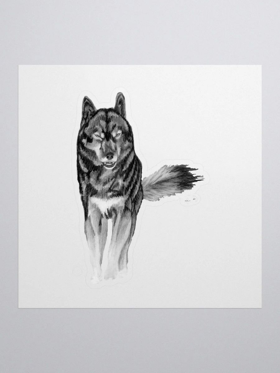 Wolf Drawing Sticker product image (2)